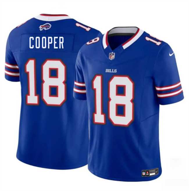 Men & Women & Youth Buffalo Bills #18 Amari Cooper Royal 2024 F.U.S.E. Vapor Untouchable Limited Football Stitched Jersey->buffalo bills->NFL Jersey